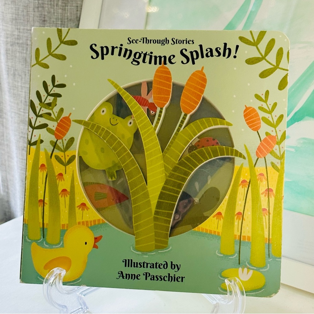 NEW See-Through Stories Springtime Splash Baby Board Book